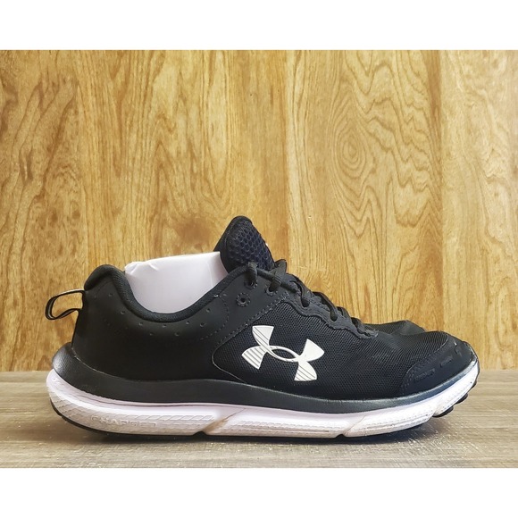 Under Armour Charged Assert 10 Running Sneaker Shoes Women's Size 9.5 Black - Picture 1 of 11